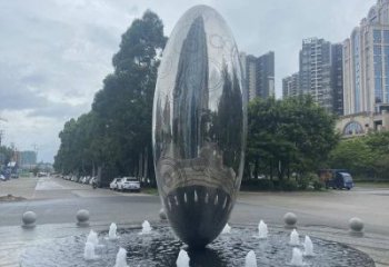 圓球雕塑服務(wù)商，歐式風(fēng)格，不銹鋼圓球噴泉雕塑供需