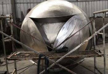 繡球雕塑點擊，地標擺件，不銹鋼繡球雕塑精選