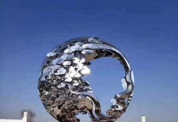 鏤空球雕塑優價，小區擺件，異形鏤空球雕塑廠家精選