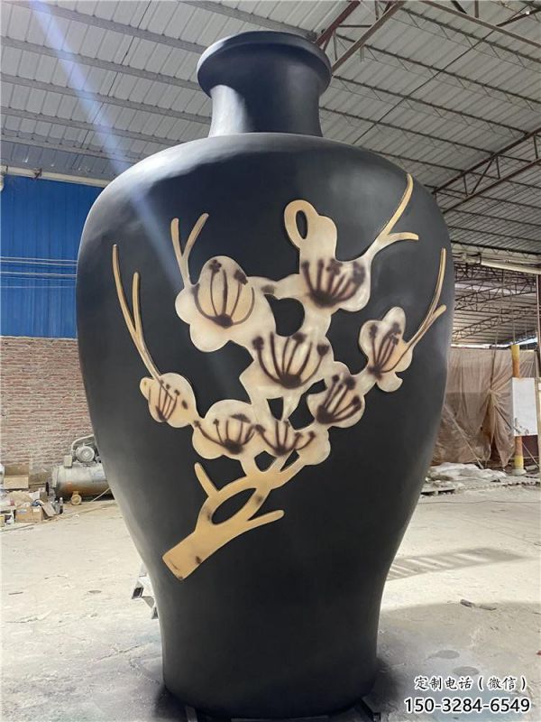花瓶雕塑擺件制造，酒店擺件，玻璃鋼花瓶雕塑選定