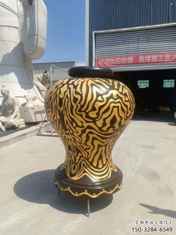 花瓶雕塑展品，景觀概念，景觀玻璃鋼花瓶雕塑優選