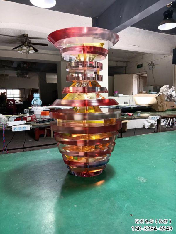 花瓶雕塑供求，白鋼構件，異形花瓶雕塑觀賞型