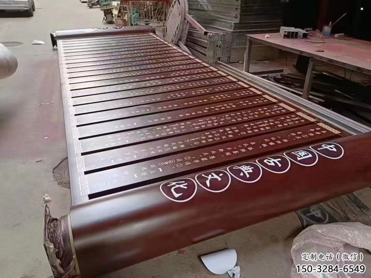 景區書卷雕塑，鍍金歐式雕塑，鐵藝材質