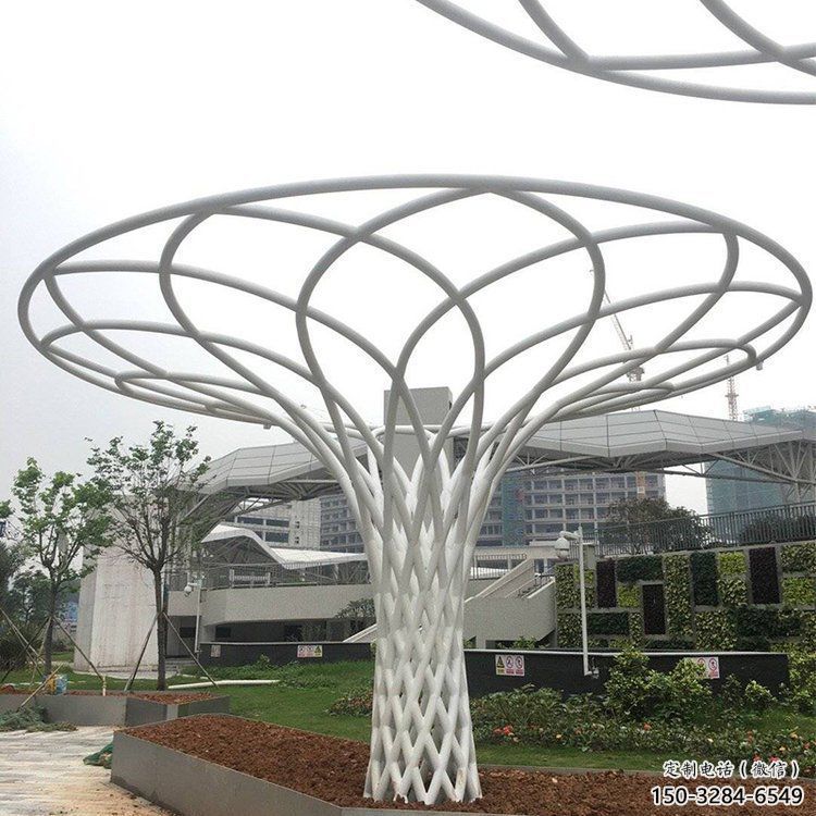 遮陽(yáng)樹雕塑供需，標(biāo)識(shí)雕塑，鏤空遮陽(yáng)樹雕塑制造商