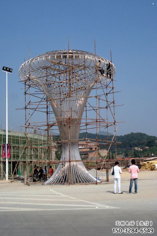 遮陽(yáng)樹(shù)雕塑優(yōu)選，城市裝飾，鏤空遮陽(yáng)樹(shù)雕塑定做