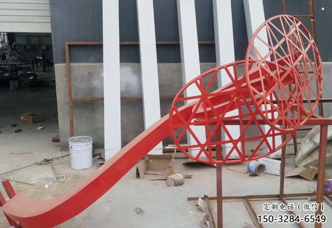 大型遮陽樹雕塑制作，花園小品，不銹鋼遮陽樹雕塑廠家