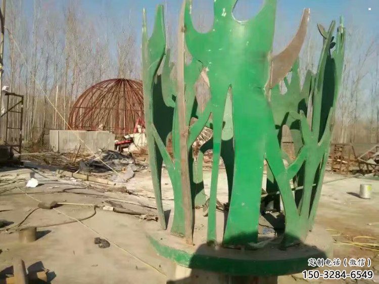 鏤空樹雕塑供給，美陳雕塑，鏤空剪紙樹雕塑公司