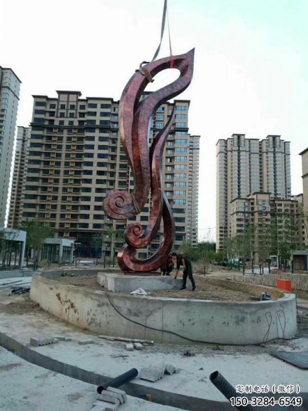 仿真樹葉雕塑定做，廣場雕塑，彩繪仿真樹葉雕塑提供