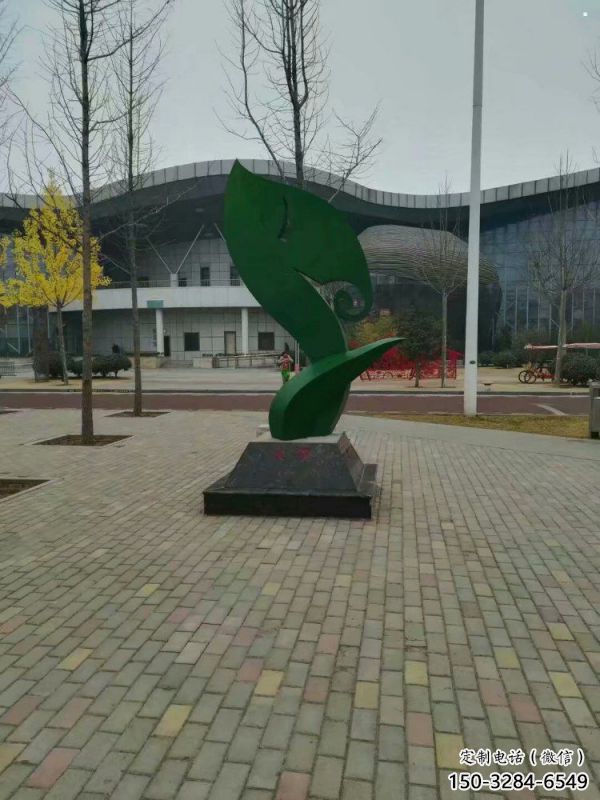 仿真樹葉雕塑預定，露天雕塑，彩繪仿真樹葉雕塑制作