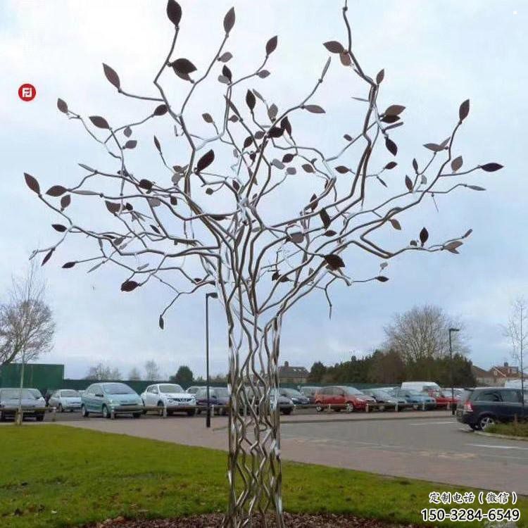 風(fēng)鈴樹(shù)雕塑制作，景觀概念，廣場(chǎng)不銹鋼風(fēng)鈴樹(shù)雕塑常用