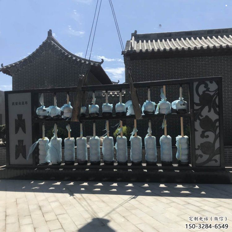 園林算盤雕塑