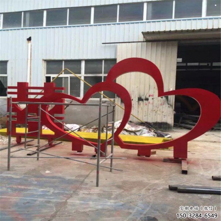 love雕塑制作專供，園林裝飾，建筑不銹鋼love雕塑廠家