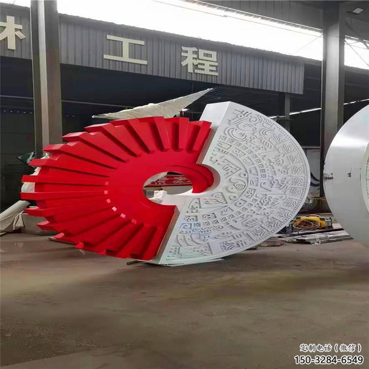 圓環雕塑制作選用，景區案例，美陳景觀制造商