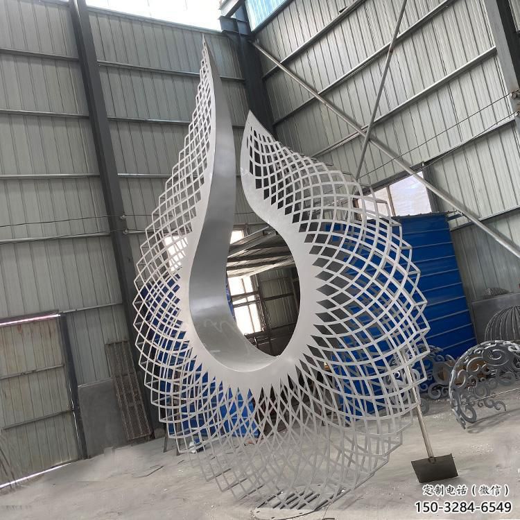 鏤空圓環雕塑供應，城市裝飾，鏤空圓環雕塑優選