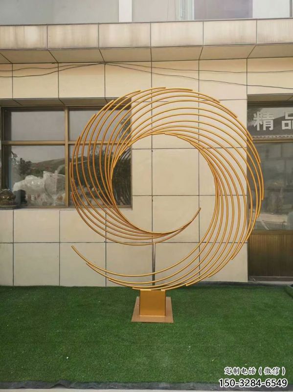 圓環(huán)雕塑定價，景觀雕塑，鏤空圓環(huán)雕塑廠家批發(fā)