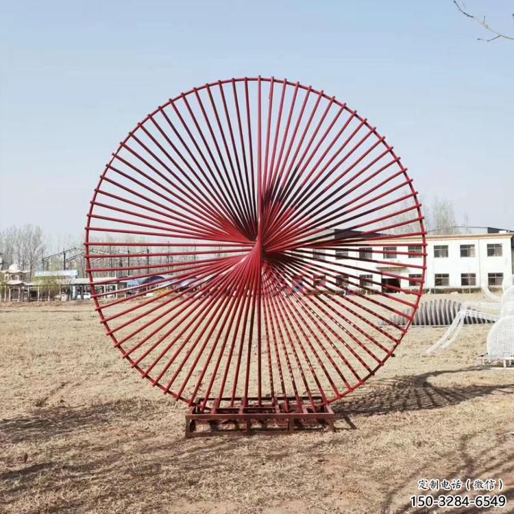 圓環(huán)雕塑定價(jià)，拉絲工藝，鏤空?qǐng)A環(huán)雕塑制作廠家