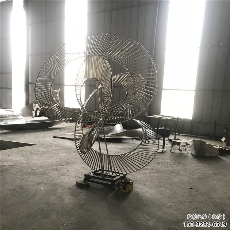 圓環(huán)雕塑供求，村標概念，鏤空圓環(huán)雕塑制作承接