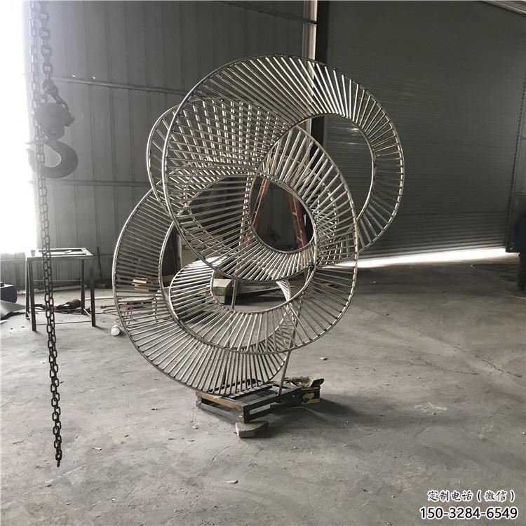 圓環方案供應，圓雕體系，鏤空圓環雕塑制作展品