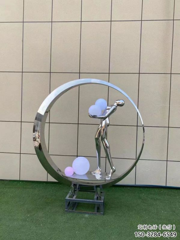 仙子雕塑精選，景觀概念，圓環仙子雕塑觀賞型