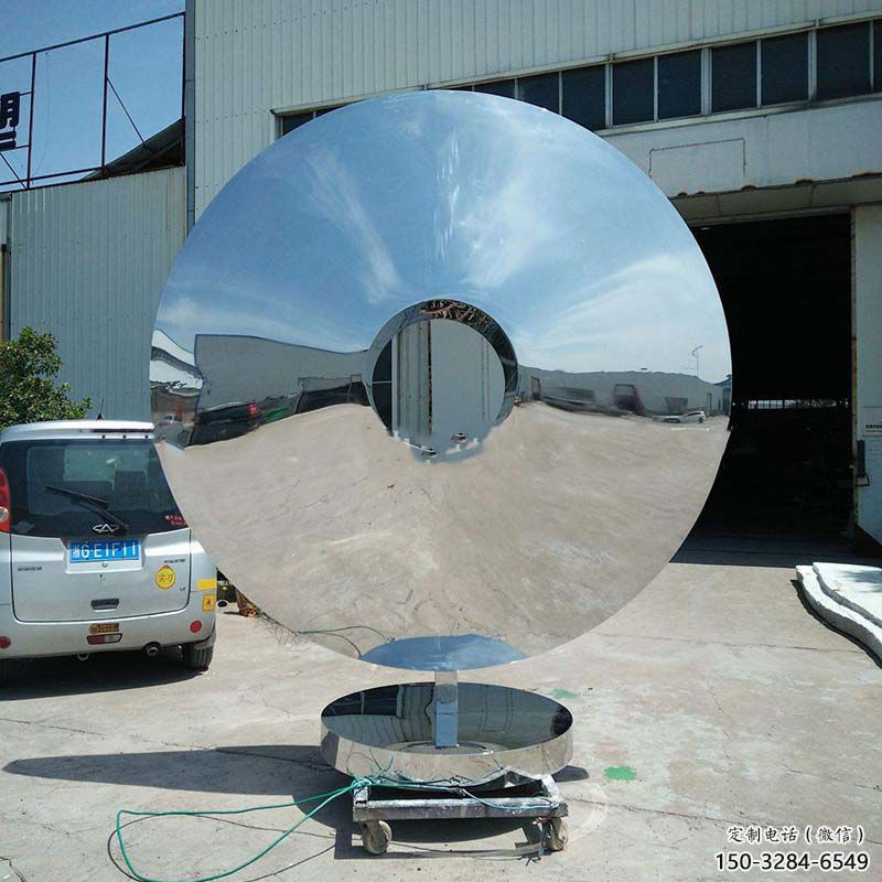 戶外圓鏡批發(fā)，水景雕塑，不銹鋼圓鏡雕塑供求