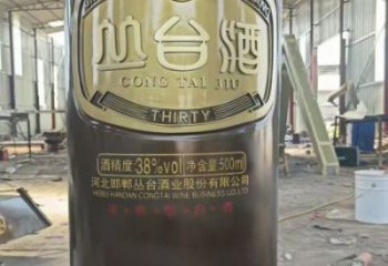 室內酒瓶雕塑，拉絲景觀雕塑，抽象效果