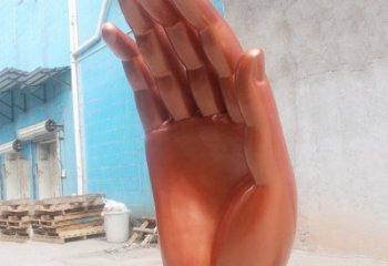 手指雕塑精選，市標雕塑，不銹鋼手指雕塑廠家