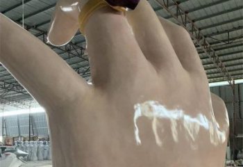 手指雕塑制作，市標雕塑，玻璃鋼手指雕塑廠家常用