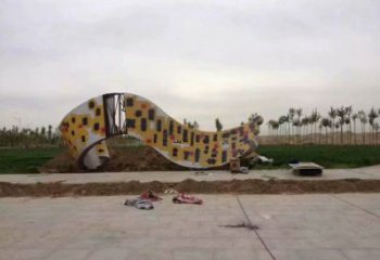 景觀館書卷雕塑，鍍銅景觀雕塑，鍍銅工藝