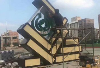 小區書籍雕塑，拉絲景觀雕塑，抽象效果