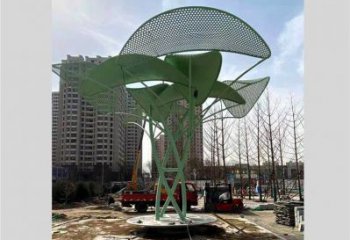 鏤空樹雕塑提供，美陳雕塑，烤漆鏤空樹雕塑承接