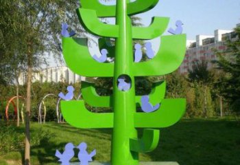 大型樹(shù)干雕塑定制，多彩藝術(shù)，不銹鋼樹(shù)干雕塑定價(jià)