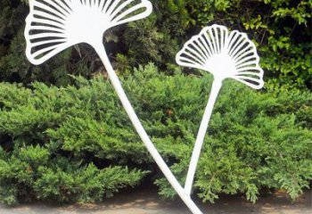 銀杏葉雕塑生產，街頭雕塑，不銹鋼銀杏葉雕塑供需