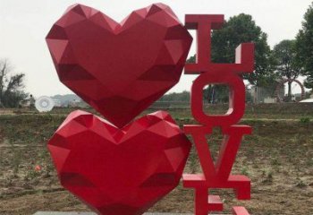 藝術love雕塑承接，景區案例，公園不銹鋼love雕塑定制