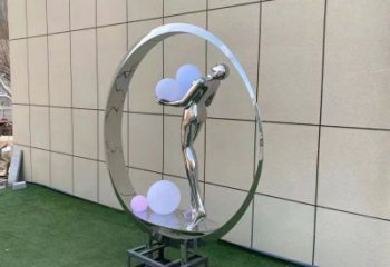 金屬仙子雕塑批發(fā)，街頭藝術(shù)，廣場(chǎng)圓環(huán)仙子雕塑展品