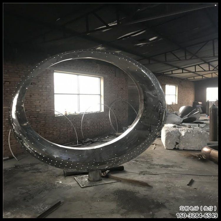 月亮船雕塑標準，彩鋼制作，不銹鋼月亮船雕塑優價