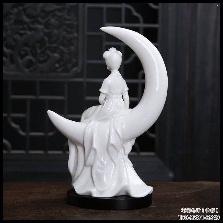 月亮雕塑工程選用，美陳雕塑，月亮仙子雕塑廠家專供