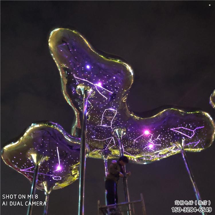 祥云雕塑制造，街景小品，景觀不銹鋼祥云雕塑優(yōu)價