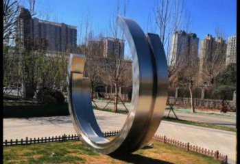 月亮船雕塑通用，街道標(biāo)識(shí)，不銹鋼月亮船雕塑承接