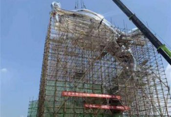 景觀祥云雕塑生產(chǎn)，景區(qū)案例，不銹鋼祥云雕塑優(yōu)選