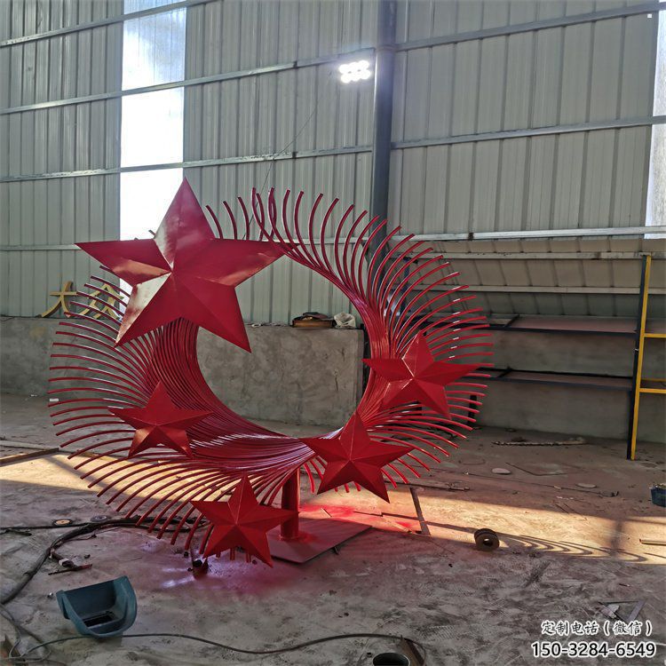 鏤空鳥翅雕塑承接，城市裝飾，大型不銹鋼鳥翅雕塑生產商