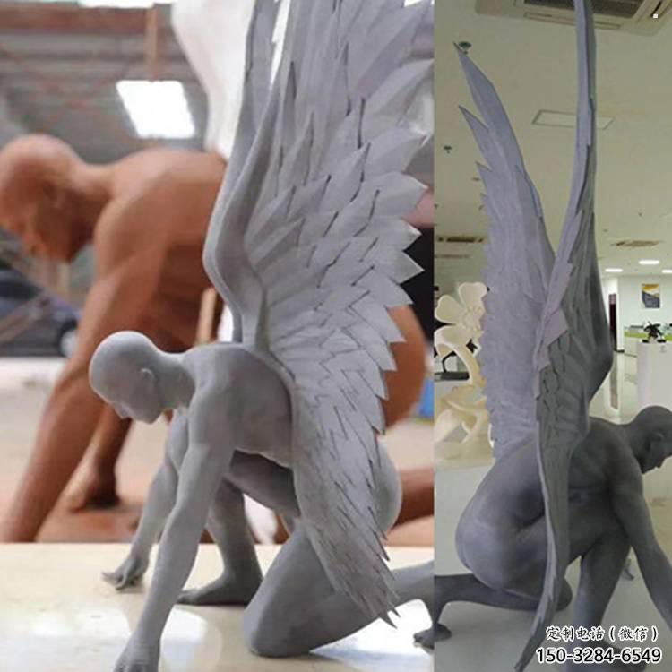 鳥(niǎo)翅雕塑工廠(chǎng)標(biāo)準(zhǔn)，多彩藝術(shù)，不銹鋼鳥(niǎo)翅雕塑供應(yīng)
