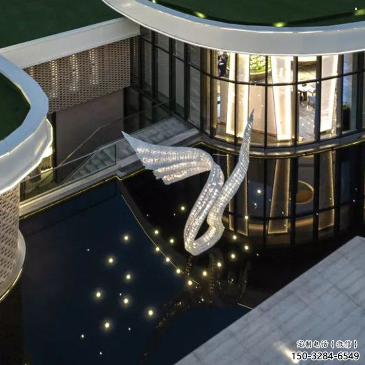 天使之翼雕塑提供，露天雕塑，翅膀雕塑生產承接