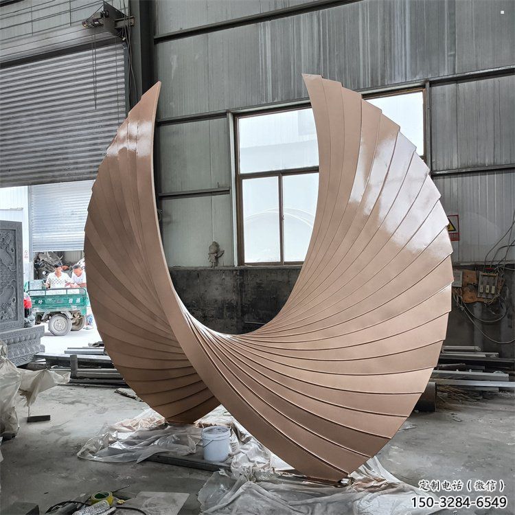 羽翼雕塑工廠優(yōu)選，城市裝飾，景觀不銹鋼羽翼雕塑供給