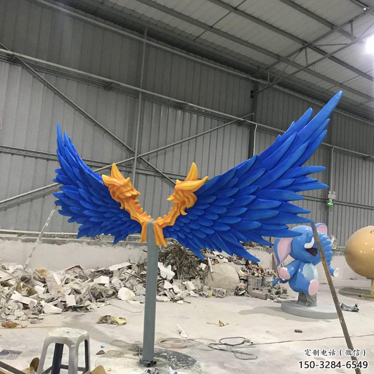 羽翼雕塑選定，美陳雕塑，藝術不銹鋼羽翼雕塑優(yōu)選