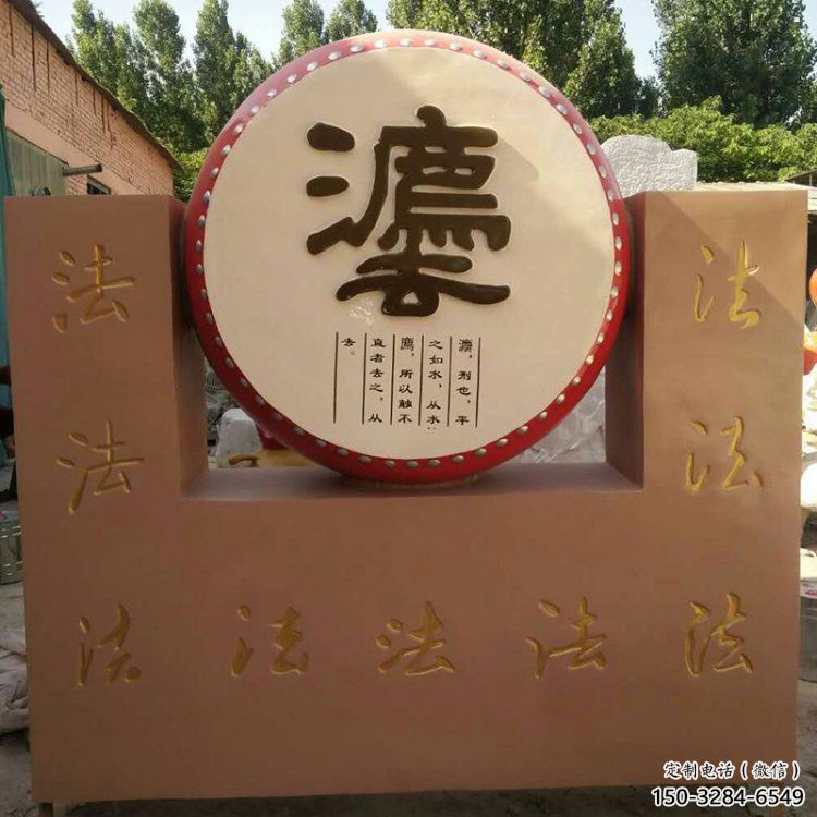 鐵缸雕塑承接，校園雕塑，鐵鼓雕塑定制供應