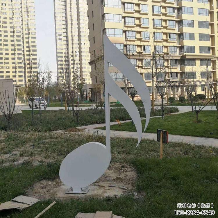 音樂符號雕塑批發(fā)，美陳雕塑，主題音樂雕塑標準
