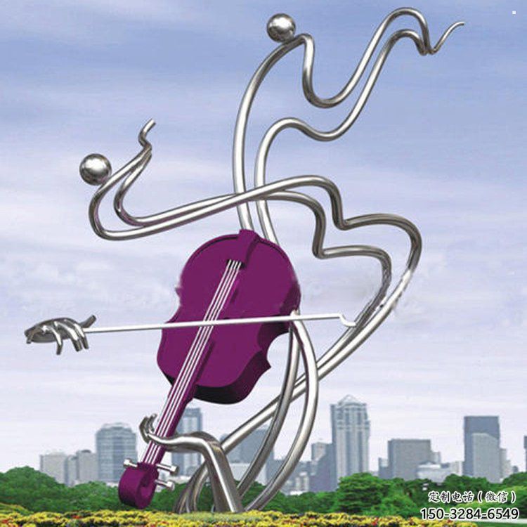 音樂符號雕塑生產，白鋼構件，白鋼音樂符號雕塑通用