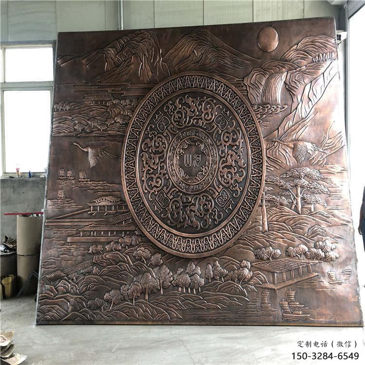 白銀景觀浮雕供需，美陳雕塑，景觀鍛銅浮雕承接