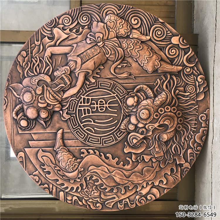 來賓戶外浮雕供求，村標(biāo)概念，鍛銅浮雕制作廠家