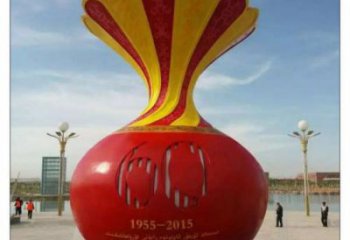 漳州花瓶雕塑工廠選用，街道標(biāo)識，玻璃鋼花瓶雕塑批發(fā)